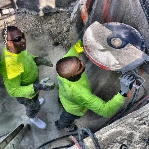 Cutting inside a pool