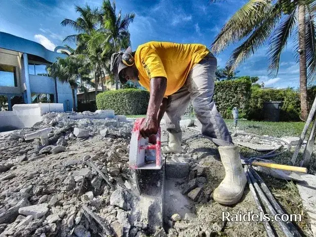 Cutting a Jacuzzi